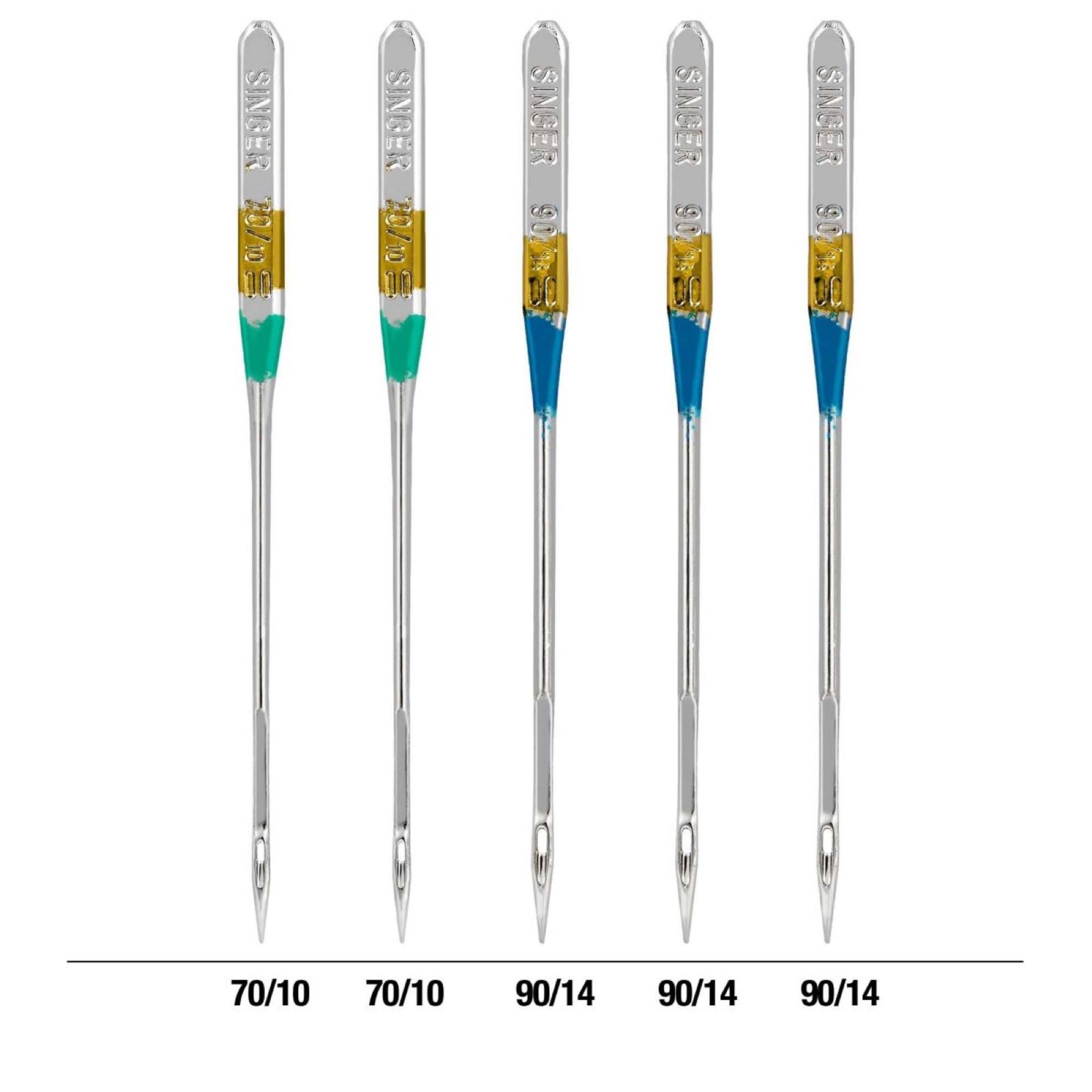 SINGER® Titanium & Standard Universal & Ball Point Sewing Machine Needles, 54ct.